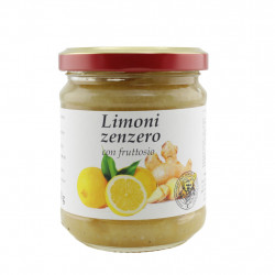 Confettura Limoni e Zenzero con fruttosio 210 g