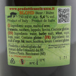 Birra Cascinazza Bionda etichetta retro