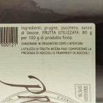 Confettura di Prugne Trappiste di Vitorchiano ingredienti