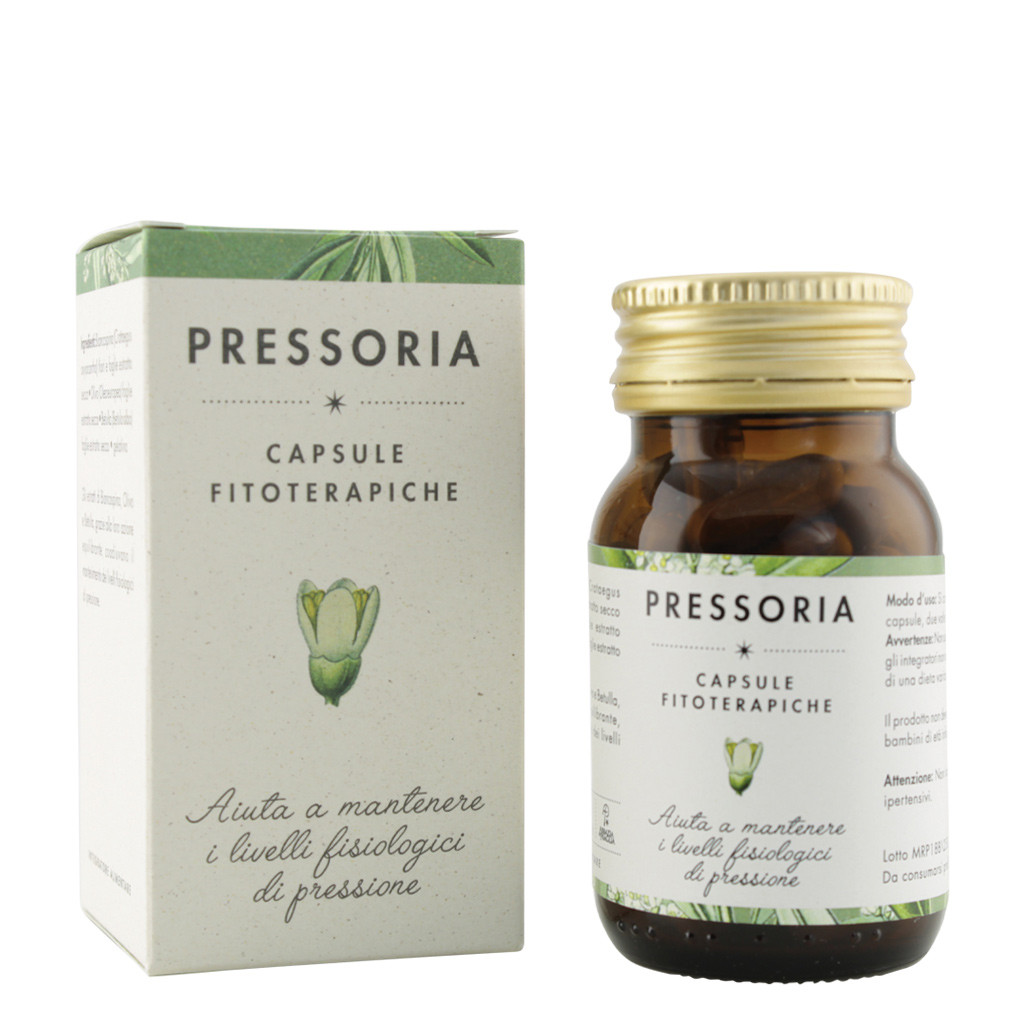 Pressoria (hypertension) Phytotherapeutic capsules 20 g