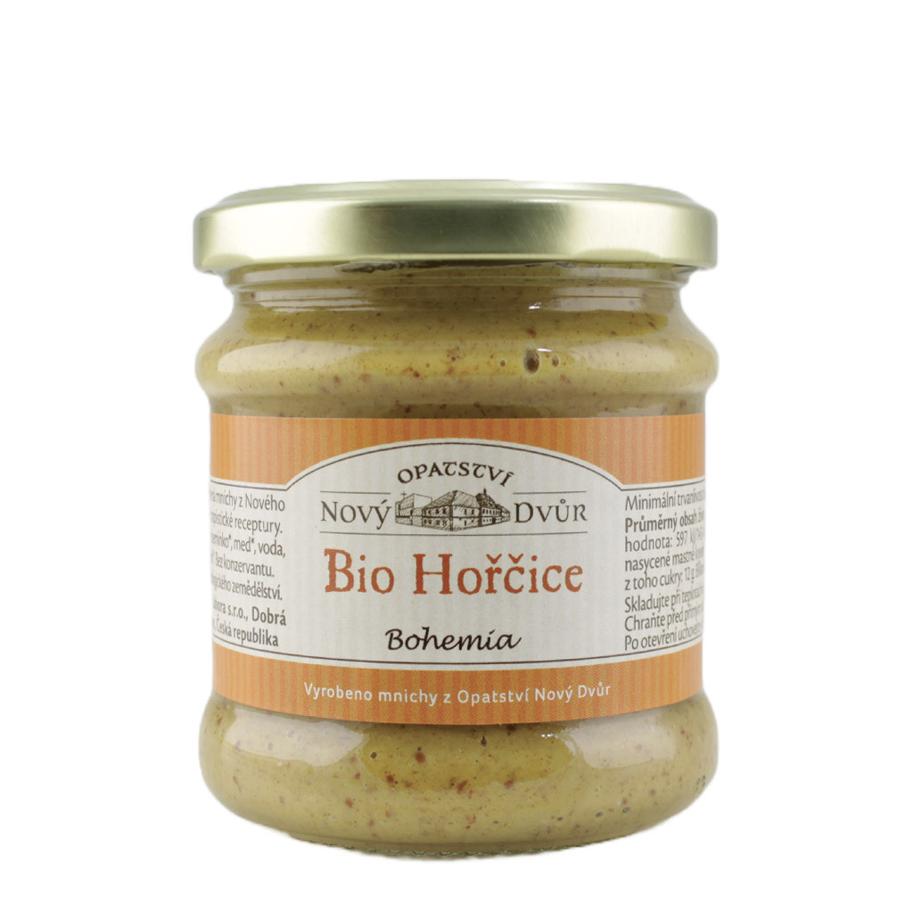 Bohemia organic mustard 205 g