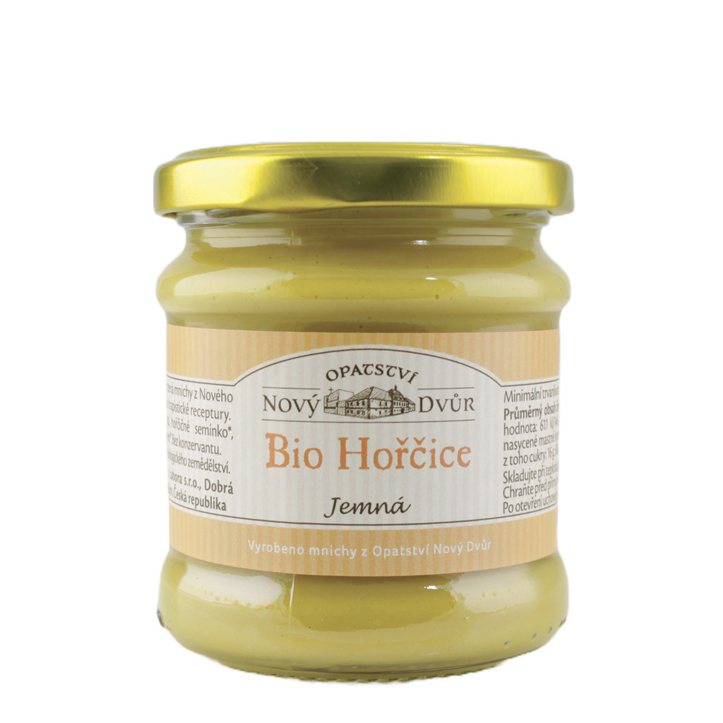 Organic Jemna Mustard (delicate) 205g