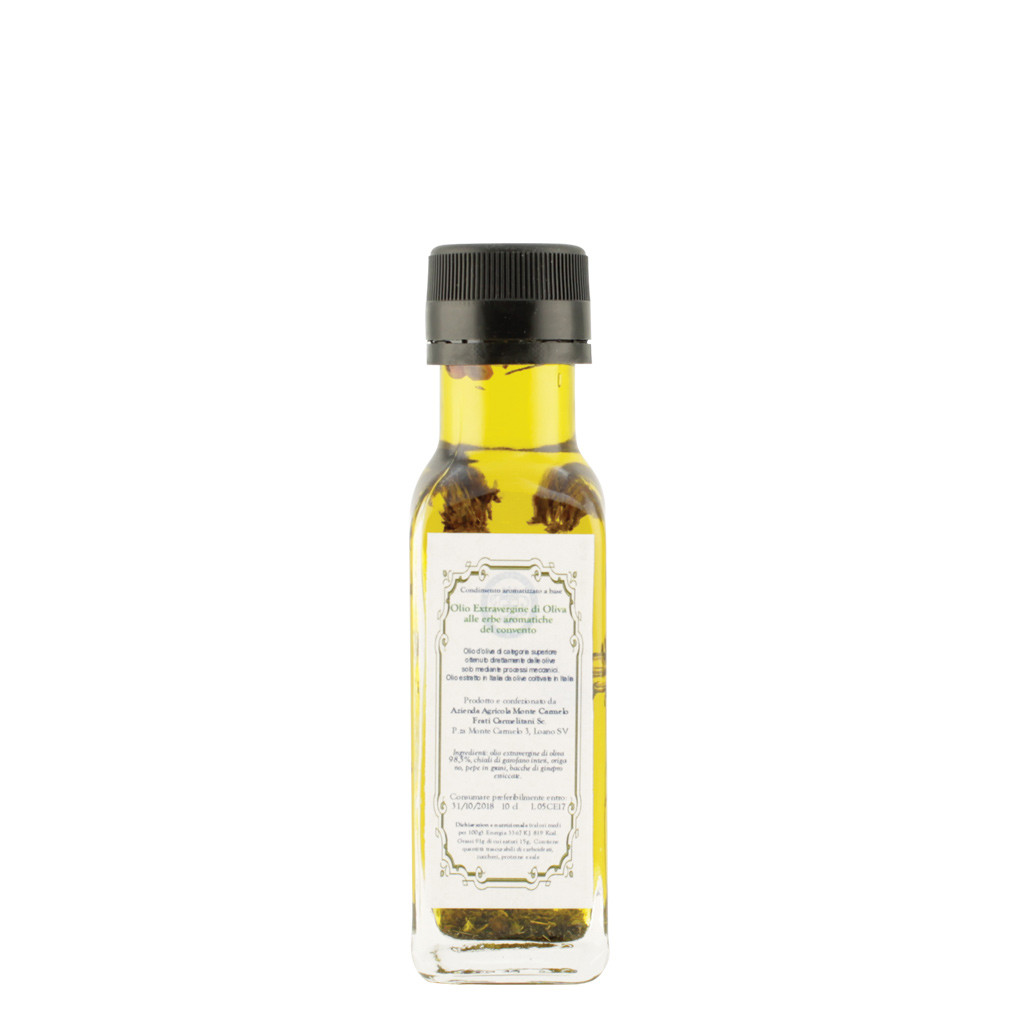 Monte Carmelo Aromatische Kräuter aromatisiertes Öl 10 cl