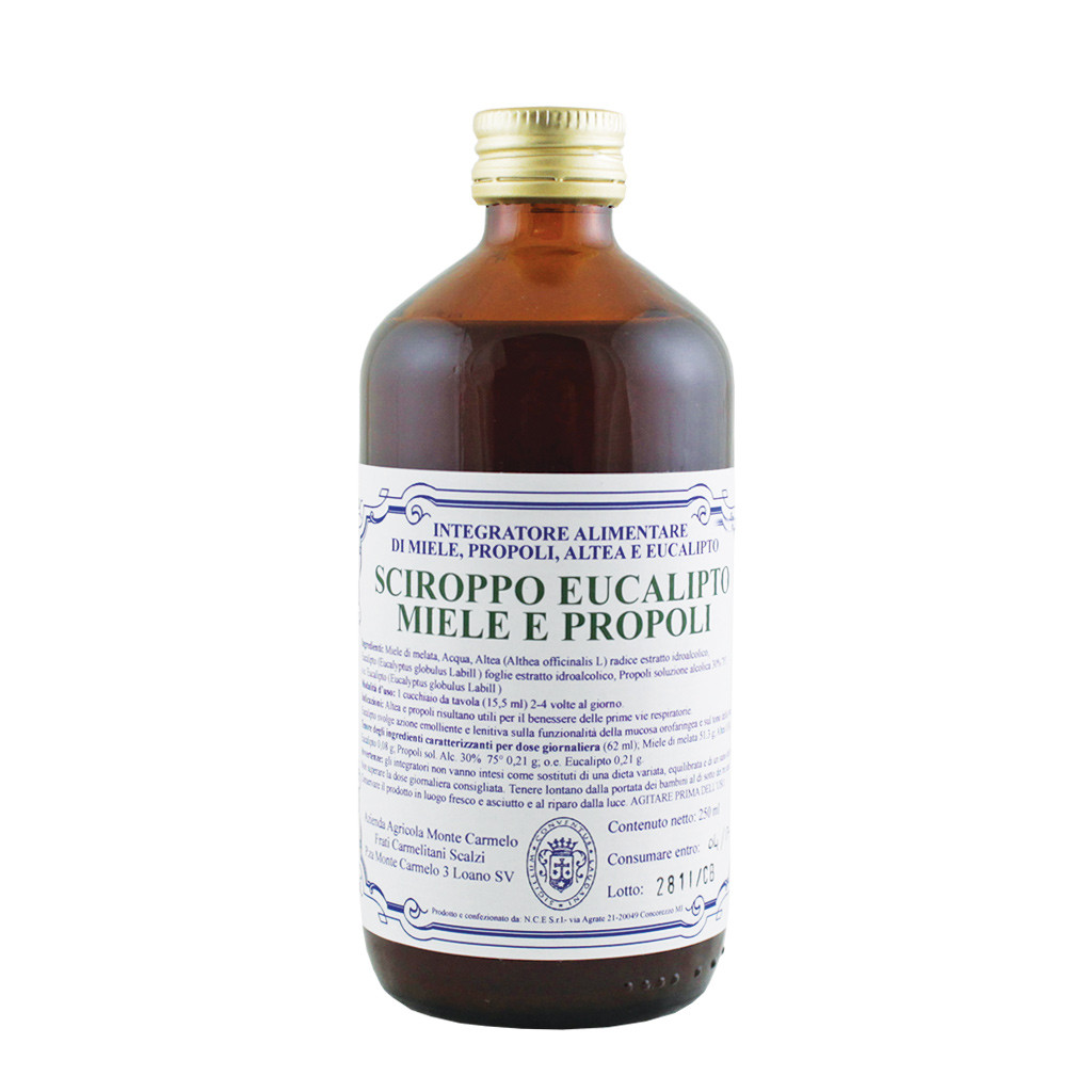 Eukalyptus-Balsam-Sirup-Honig und Propolis 250 ml
