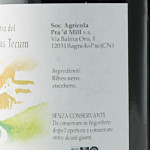 Confettura di Ribes Nero Monastero Pra 'd Mill ingredienti