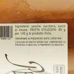 Confettura di Pesche Trappiste di Vitorchiano ingredienti