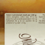Marmellata di Mandarino Trappiste di Vitorchiano valori nutrizionali
