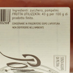 Marmellata di Pompelmi Trappiste di Vitorchiano ingredienti